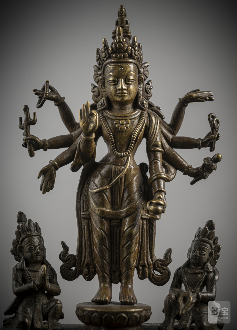A BRONZE FIGURE OF AMOGHAPASHA - 图3